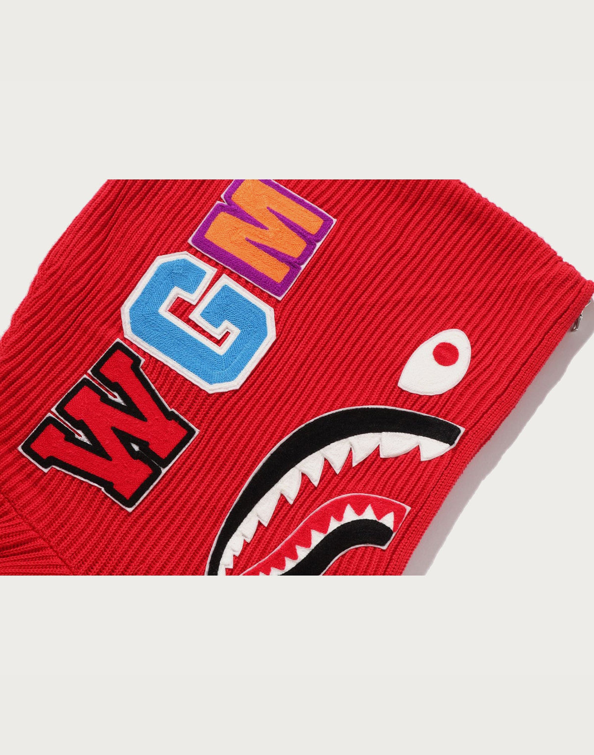 SHARK FULL ZIP KNIT HOODIE MENS