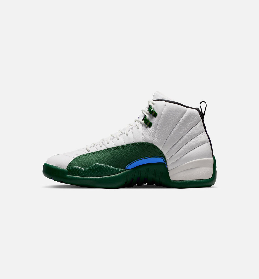 Air Jordan 12 Retro Idols Become Rivals Men's Shoes - White/Green/Purple