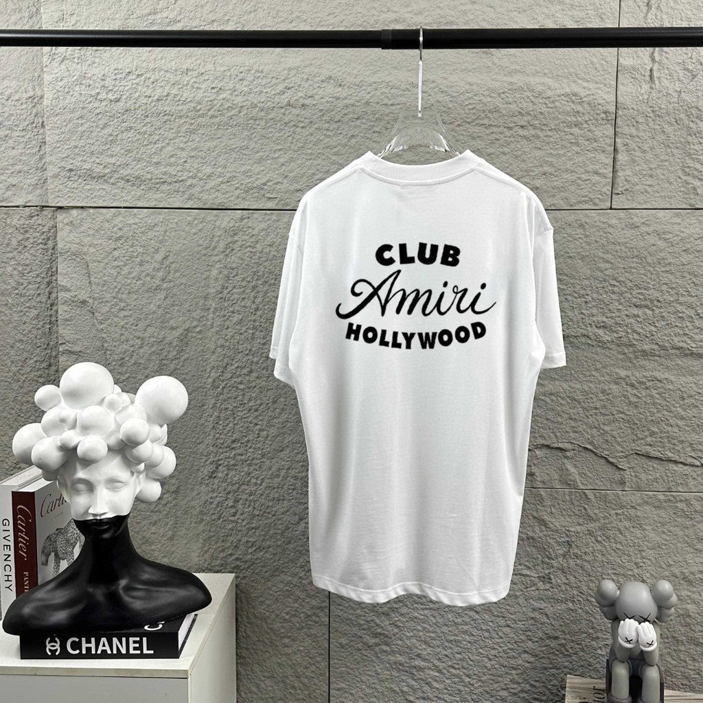 AMIRI Club Amiri Hollywood Graphic Crew-Neck Short-Sleeve T-Shirt