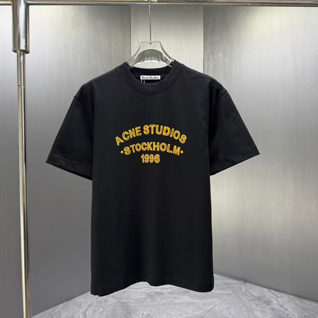Acne Studios Stockholm 1996 Arch‑Graphic Crew‑Neck Short‑Sleeve T‑Shirt