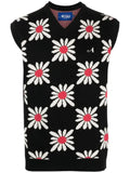 Awake NY floral-print knitted vest