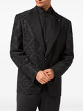 Philipp Plein wool blazer lord fit hexagon