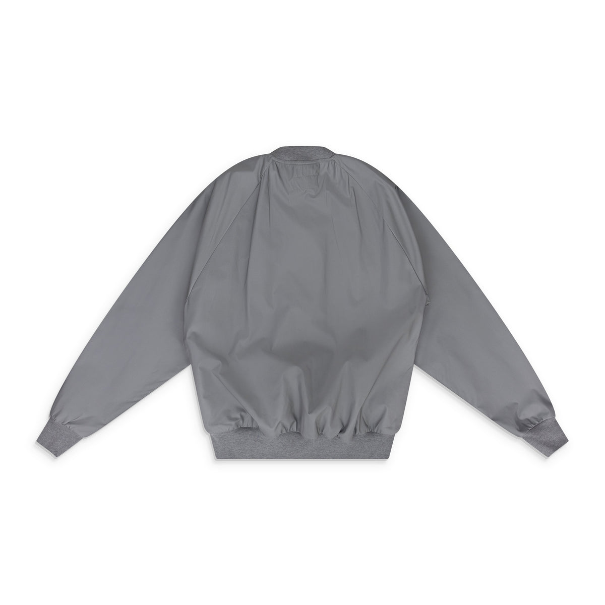 Grey Water-Proof Woven Raglan Top