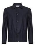 D4.0 snap-button wool jacket