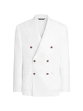 Dolce & Gabbana Sicilia light double-breasted linen jacket