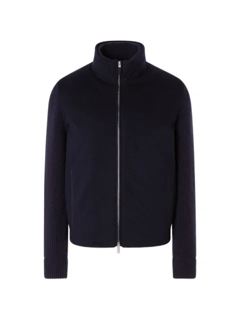 Zegna navy blue Oasi cashmere full-zip cardigan