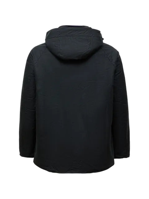 Barbour hooded corduroy-collar jacket