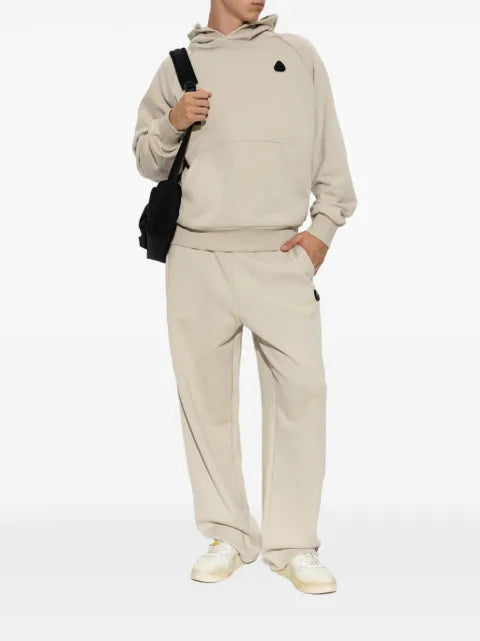 Moose Knuckles Yul logo-patch raglan-sleeve hoodie