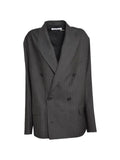 OUR LEGACY pinstripe double-breasted blazer