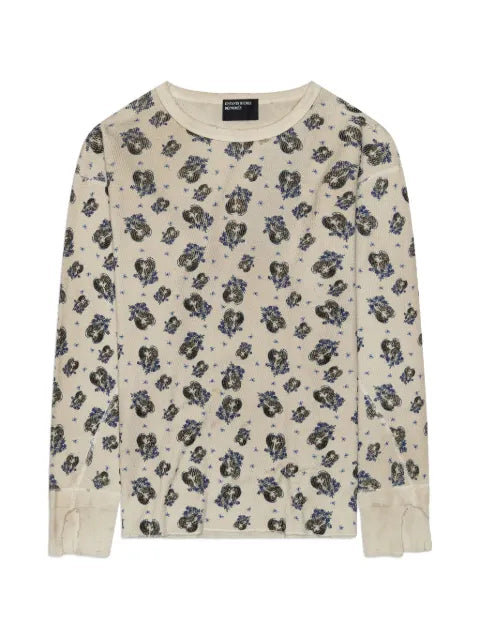 Enfants Riches Déprimés graphic-print waffle-knit T-shirt