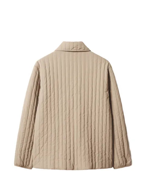 Maison Kitsuné vertical-quilted patch-pocket jacket
