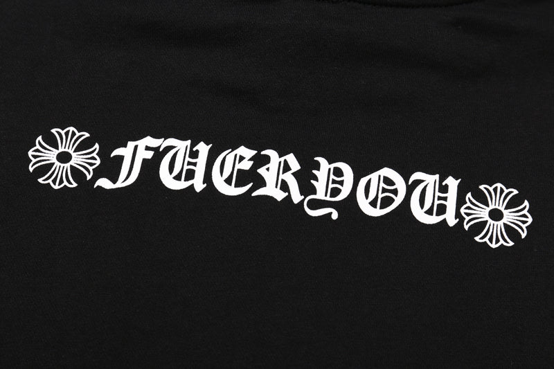 Chrome Hearts  Matty Boy Shoulder Logo Hoodie 7033
