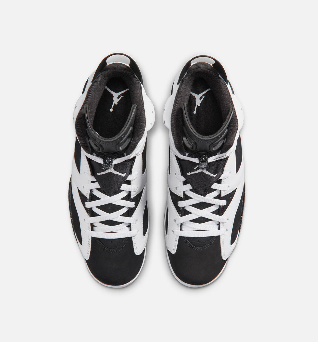 Air Jordan 6 Retro Black and White Men's Shoes