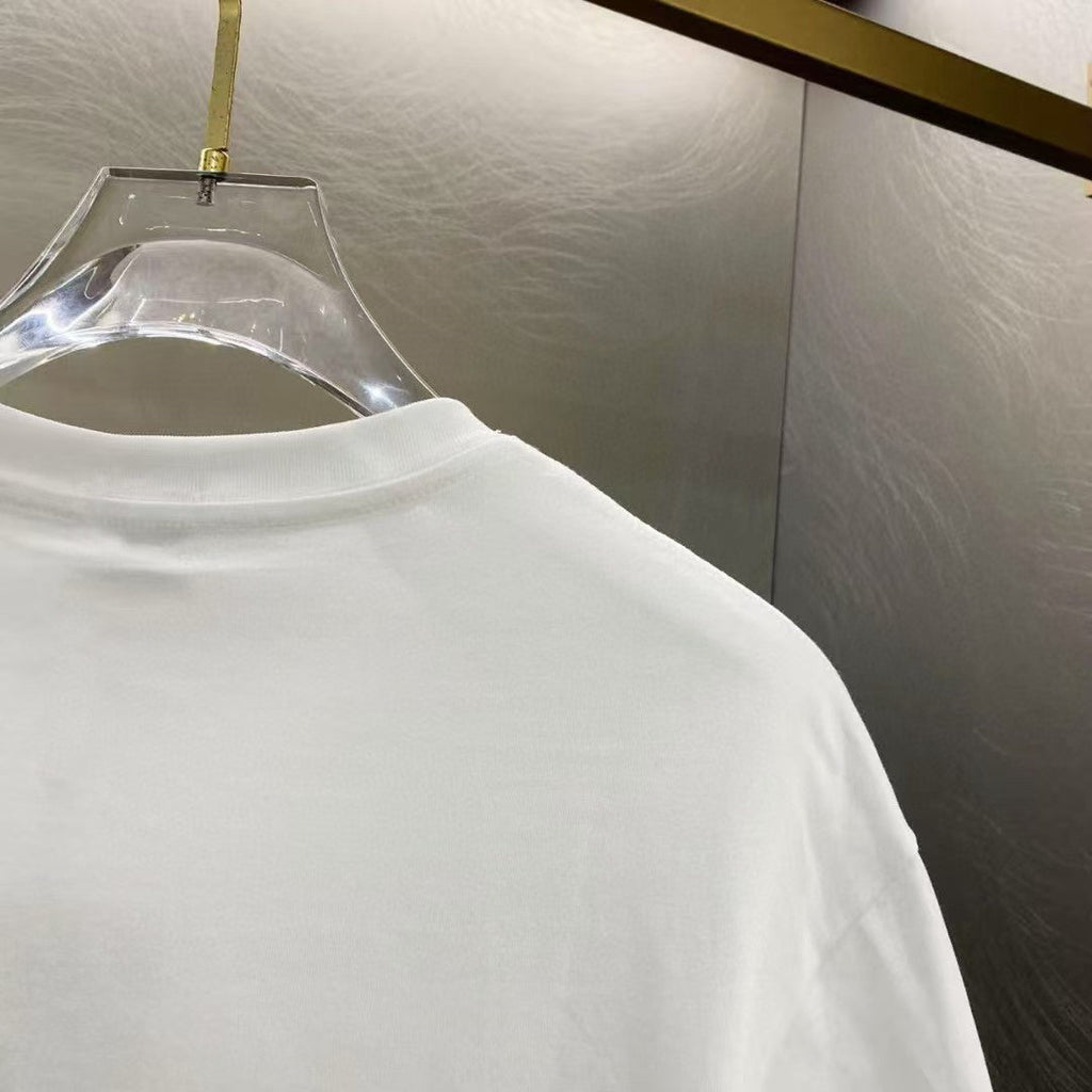 Amiri Beverly Hills Dual‑Horse Front Graphic Crew‑Neck Short‑Sleeve T‑Shirt