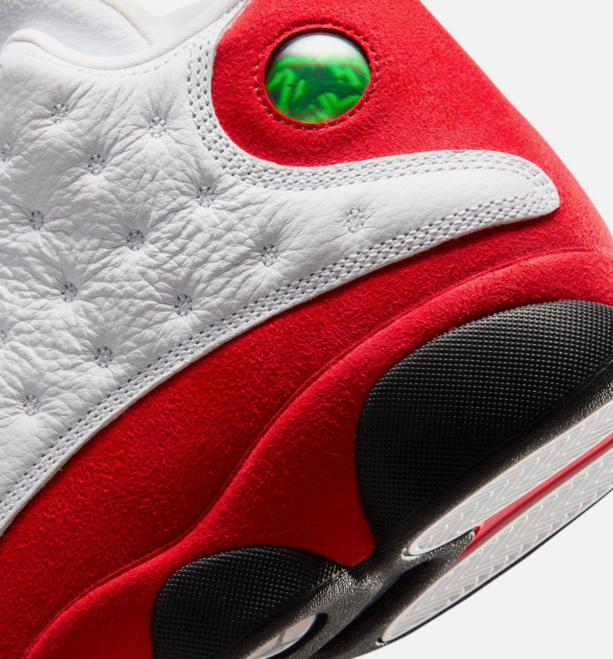 Air Jordan 13 Retro White and University Red Men's Lifestyle Shoe