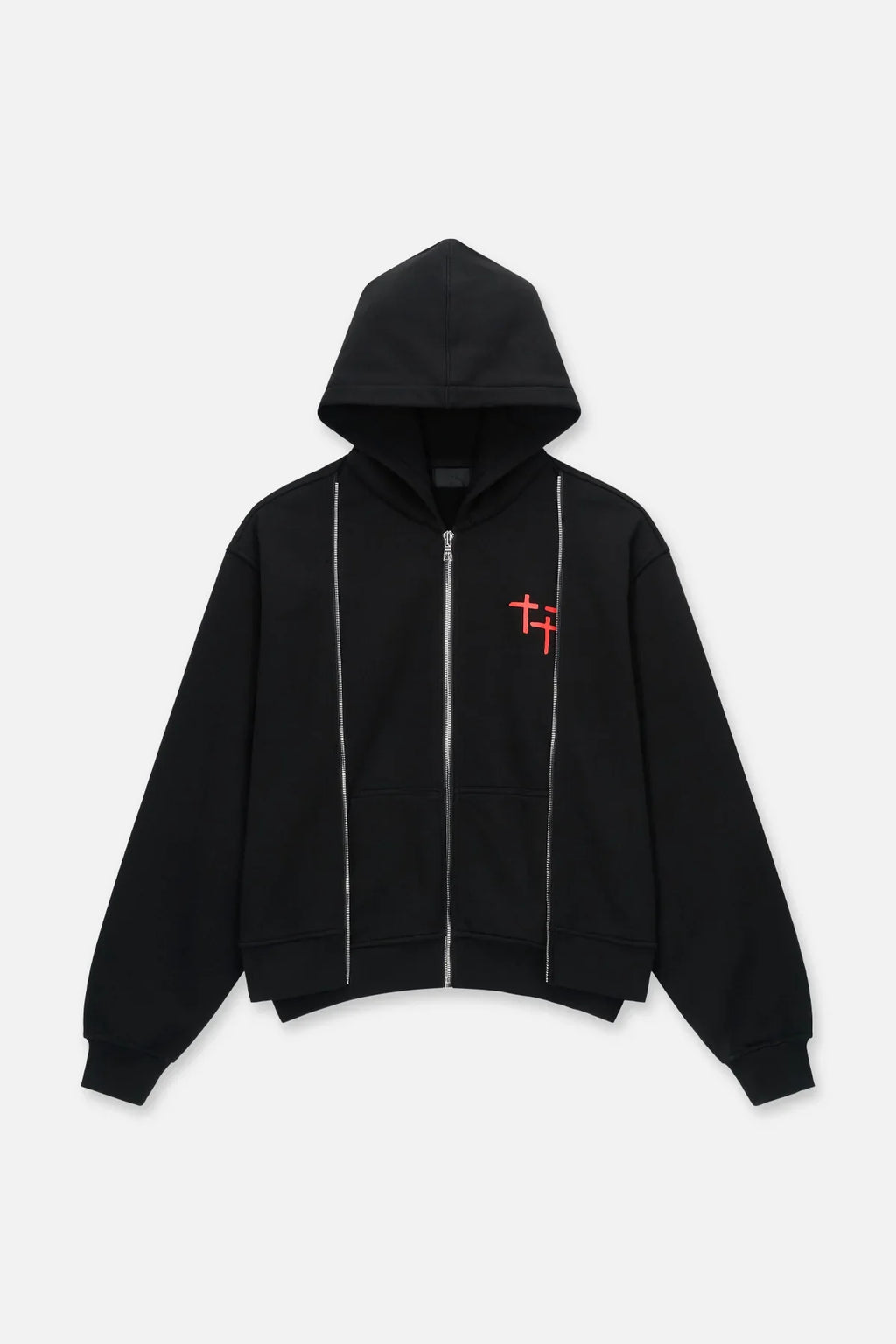 RTA Ren Layered Zip Planetary Hoodie