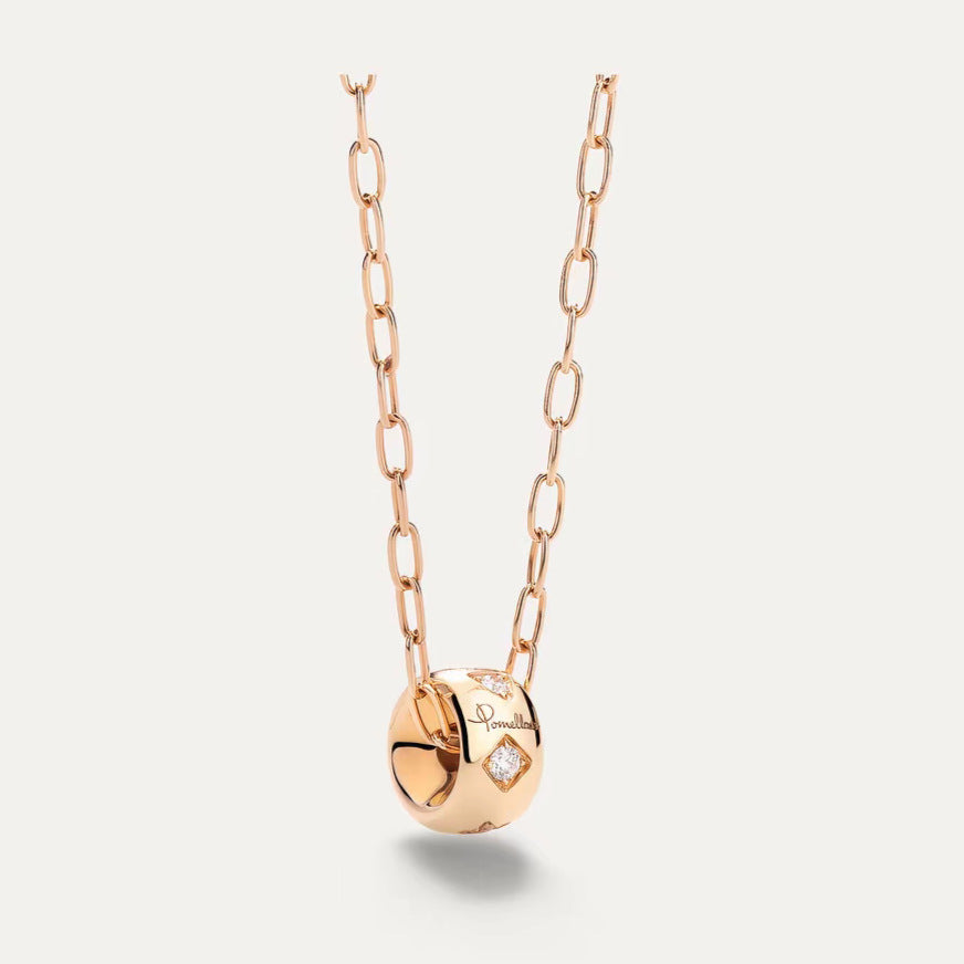 Pomellato Style Hourglass 18K Gold-Plated Necklace