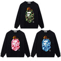 Bape Camo Ape Head Graphic Oversized Crewneck Streetwear Unisex
