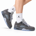 Air Jordan 5 Retro Cool Grey Silver Sneakers