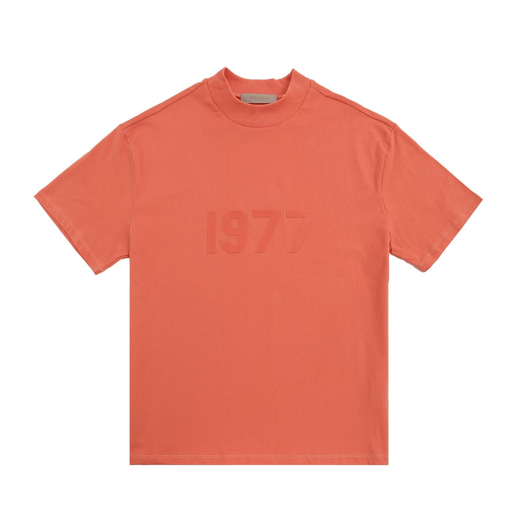 ESSENTIALS 1977 Tonal Wordmark Mock-Neck T-Shirt