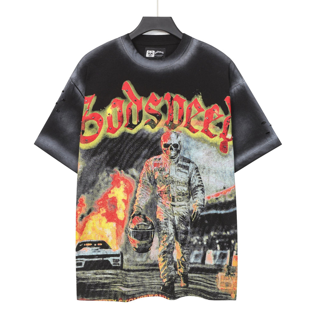 Godspeed Racing Flame Graphic T-Shirt
