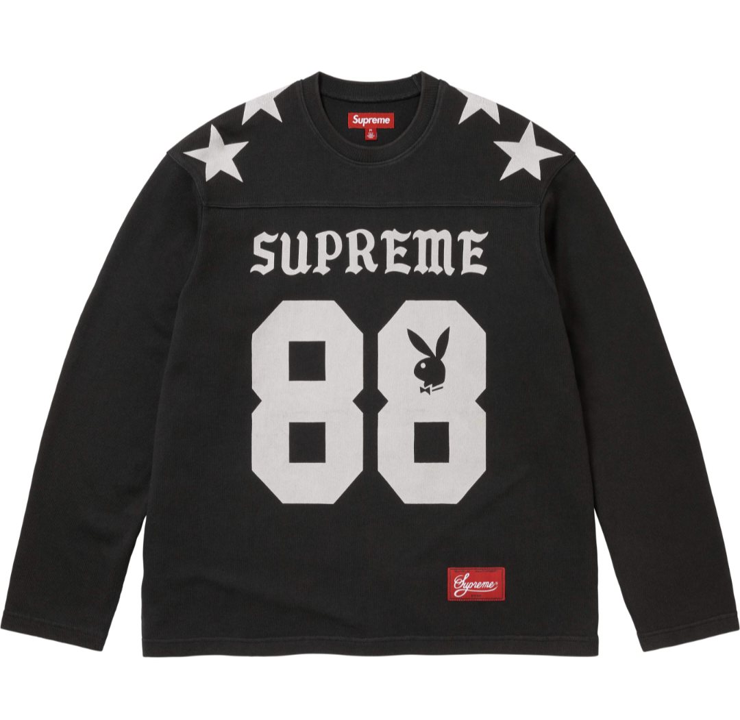 Supreme Star Number Graphic Long-Sleeve T-Shirt
