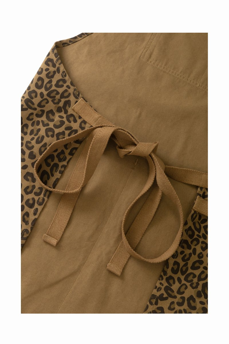 SERVICE WORKS PATTERNED APRON Brown Leopard