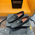 Zegna Men's Black Bit Driving Loafers
