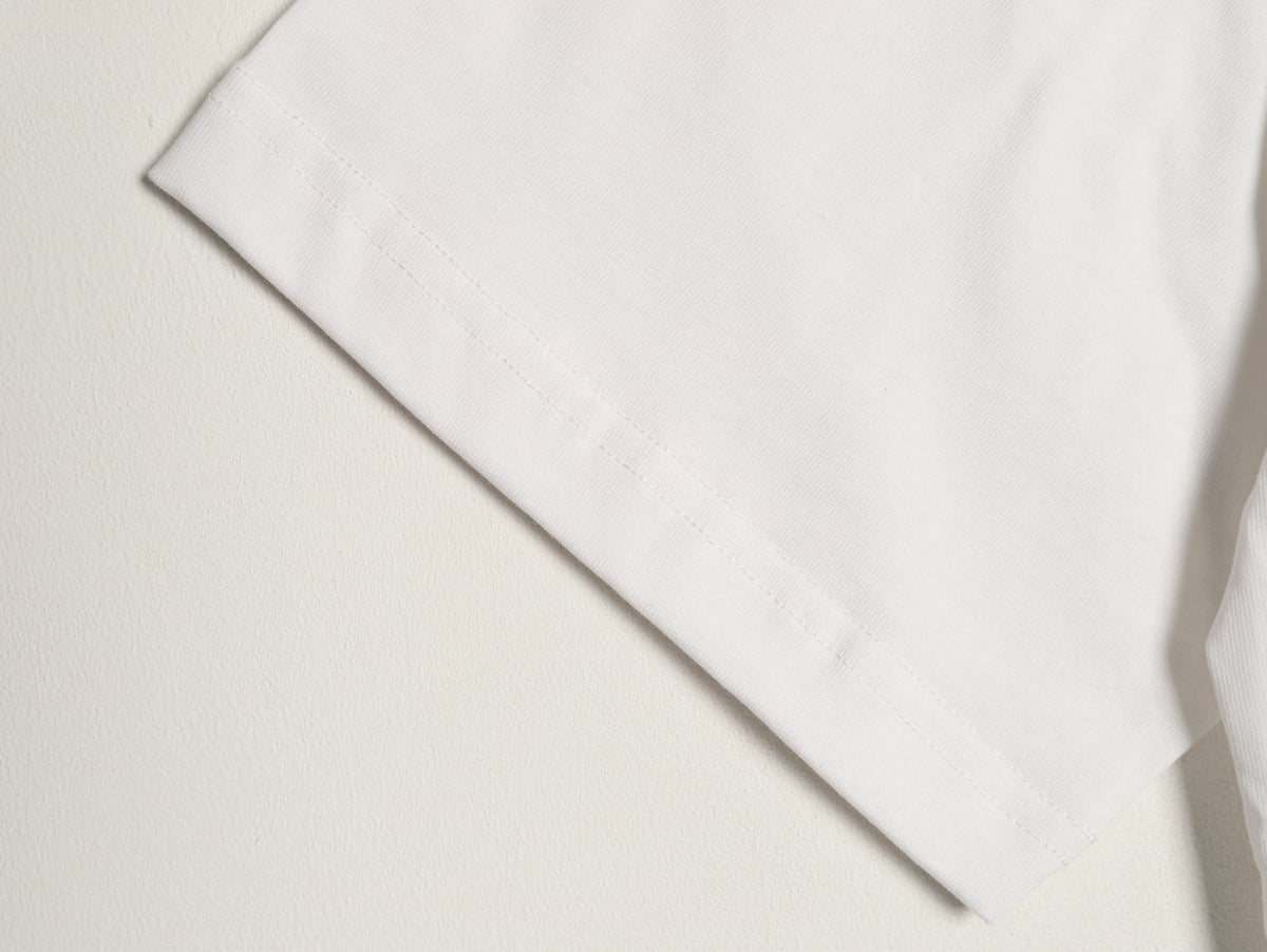 Louis Vuitton Graffiti-Style Chest-Lettering Short-Sleeve T-Shirt - Cream